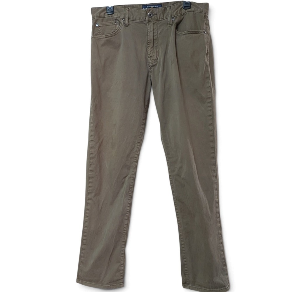 Lucky Brand 221 Original Straight Mens 33x32 Brown Stretch Pants